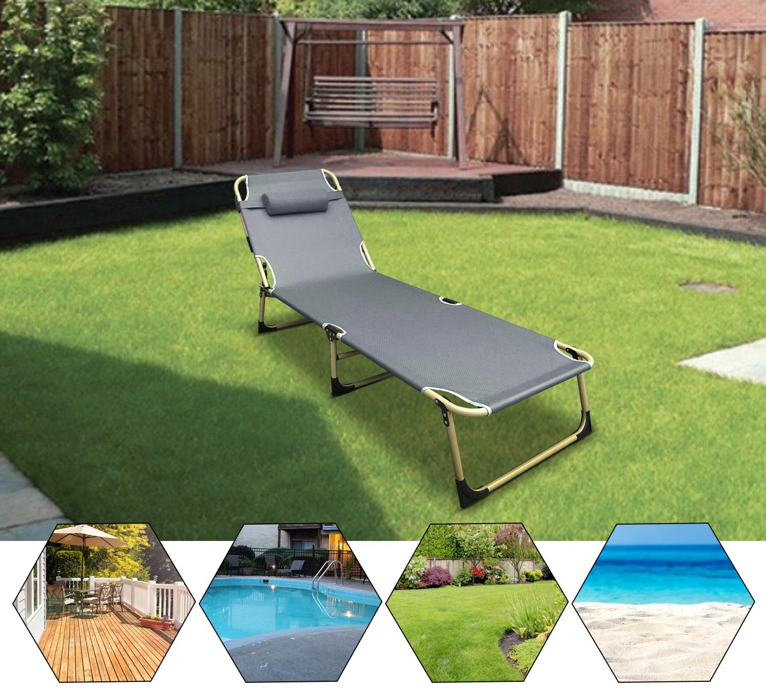 Pohodlná kempingová posteľ